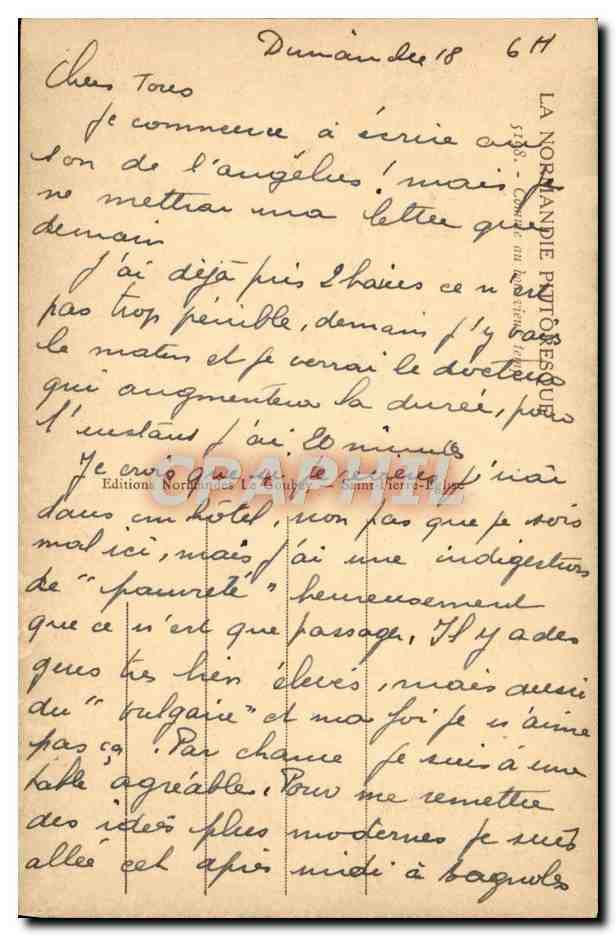 CPA La Normandie Pittoresque Comme au bon vieux temps Folklor — Verso
