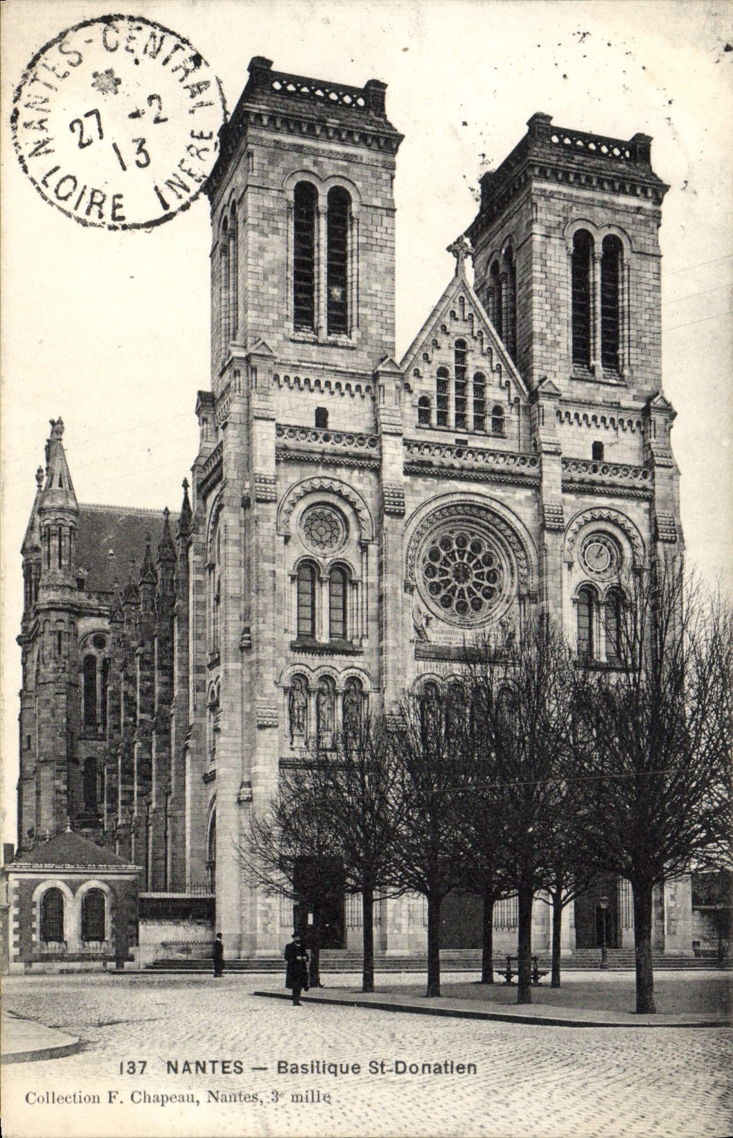 CPA Nantes Basilique St Donatien