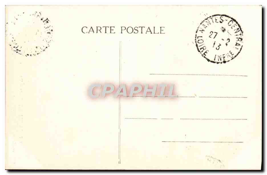 CPA Nantes Basilique St Donatien — Verso