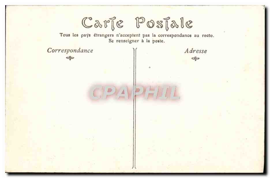 CPA Orleans L'Hotel De Ville — Verso
