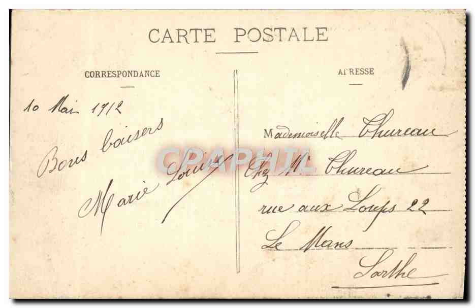 CPA Orleans Vue Generale — Verso