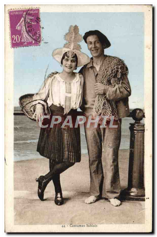 Costumes Sablais — série 44 — Phototypie Jolly-Taupin, Mortagne