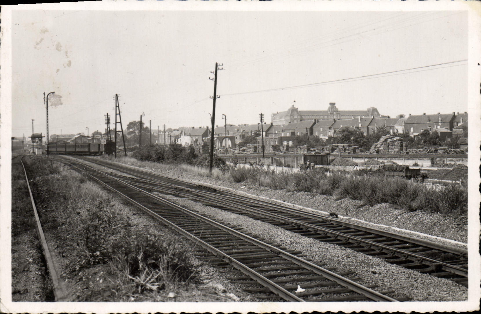 CPM Erquelinnes Vue Panoramique De La Gare Train 