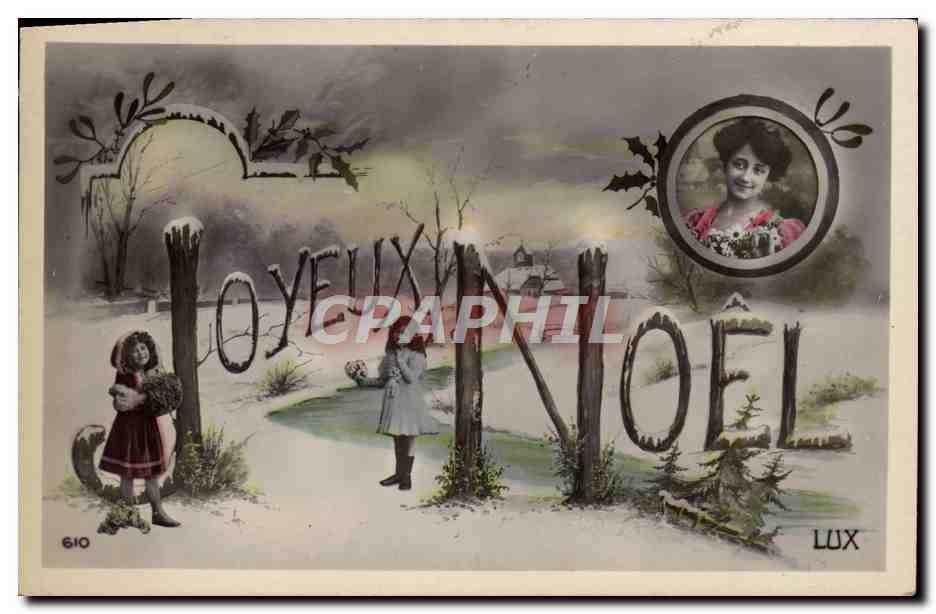 CPA Fantaisie Joyeux Noel