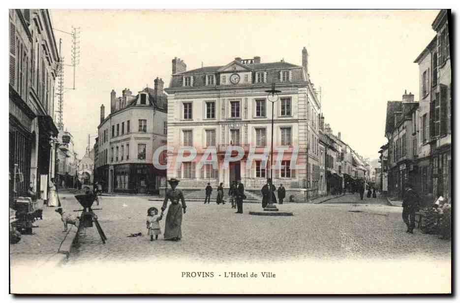 CPA Provins L'Hotel De Ville