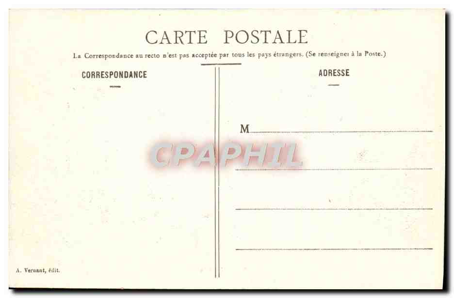CPA Provins L'Hotel De Ville — Rückseite