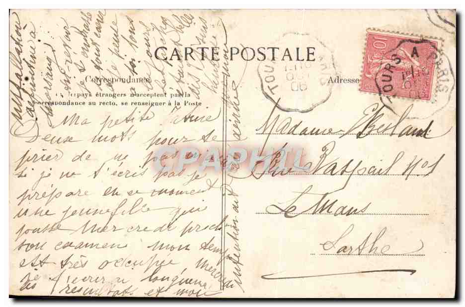 CPA Souvenir De Juvisy Hirondelles  — Back