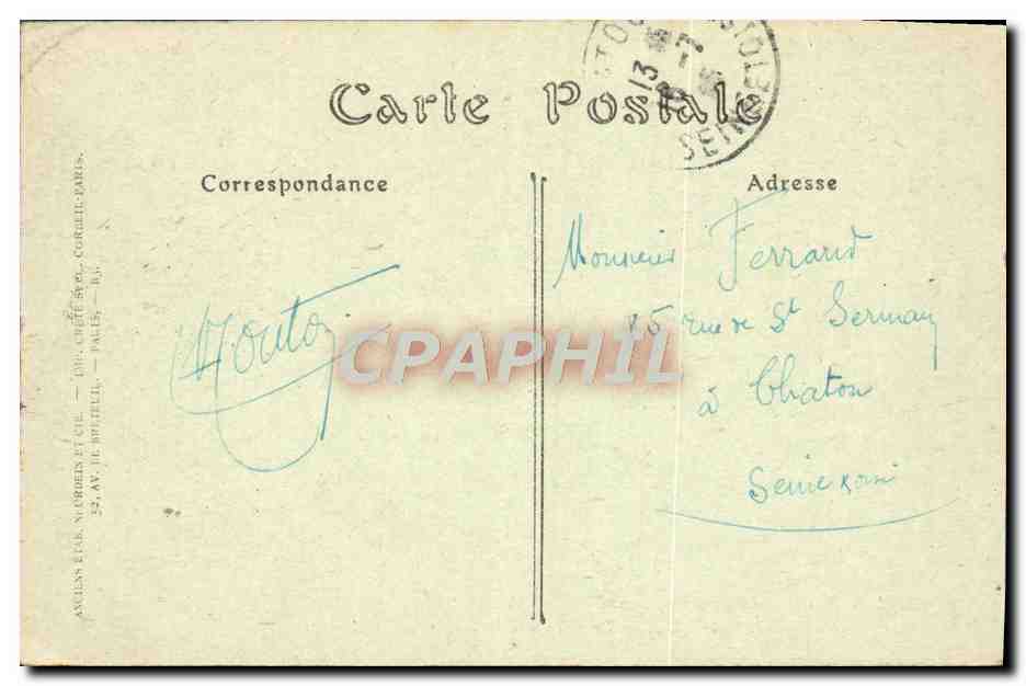Ile de Ré — Le Gillieux, le Phare des Baleines — éditeur Jhot, n° 2992 — Verso