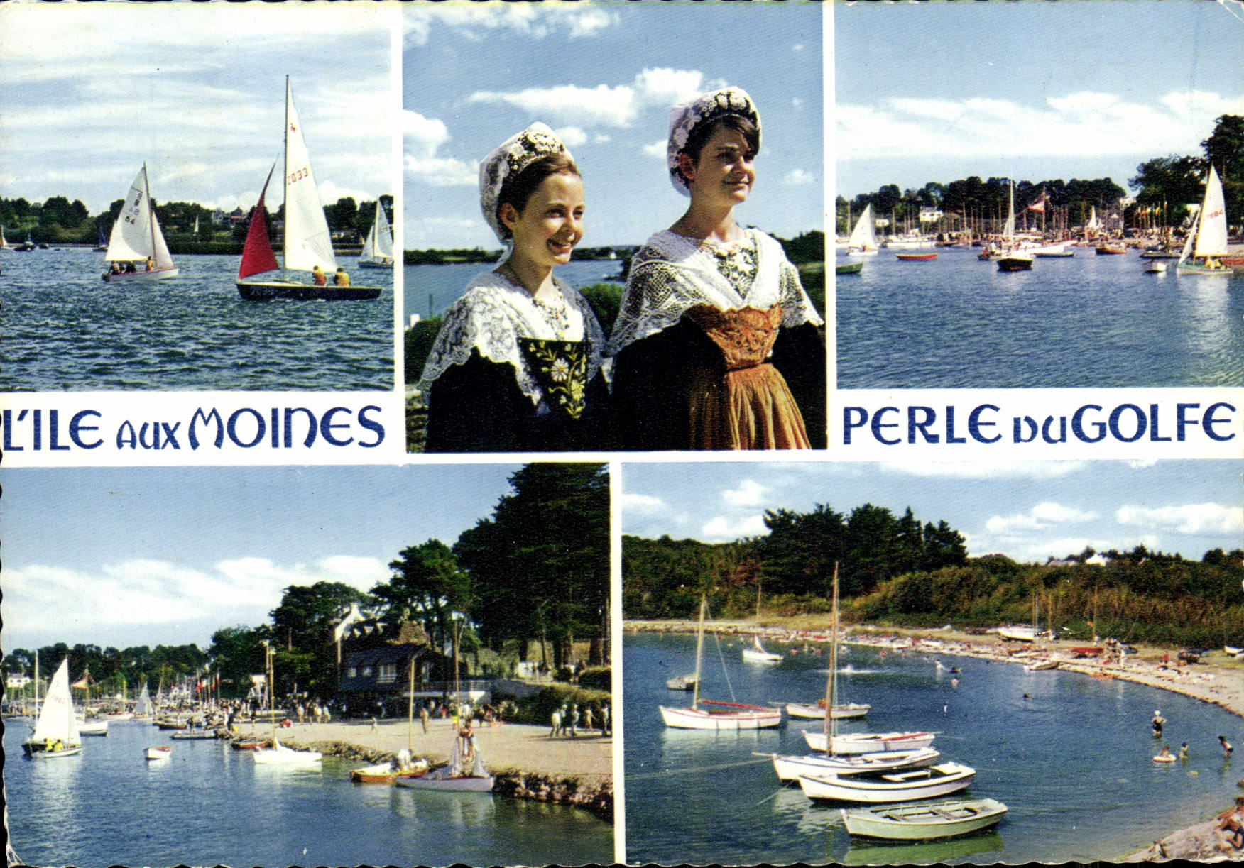 L'Île aux Moines — Perle du Golfe — Éditions d'Art JUS, MX 3938