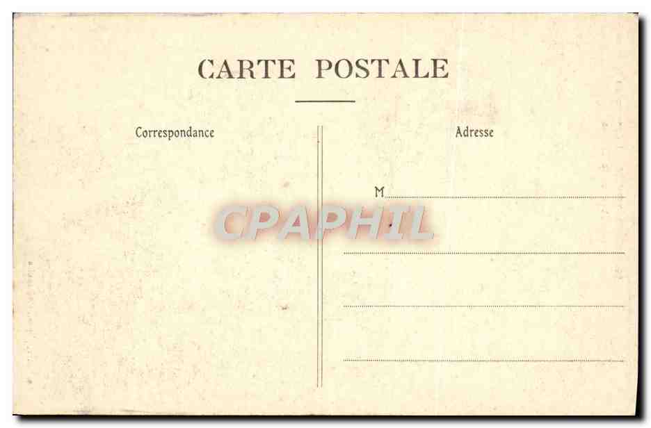 CPA Landevennec L'Escadre De Reserve Vue De La Colline Bateaux — Verso