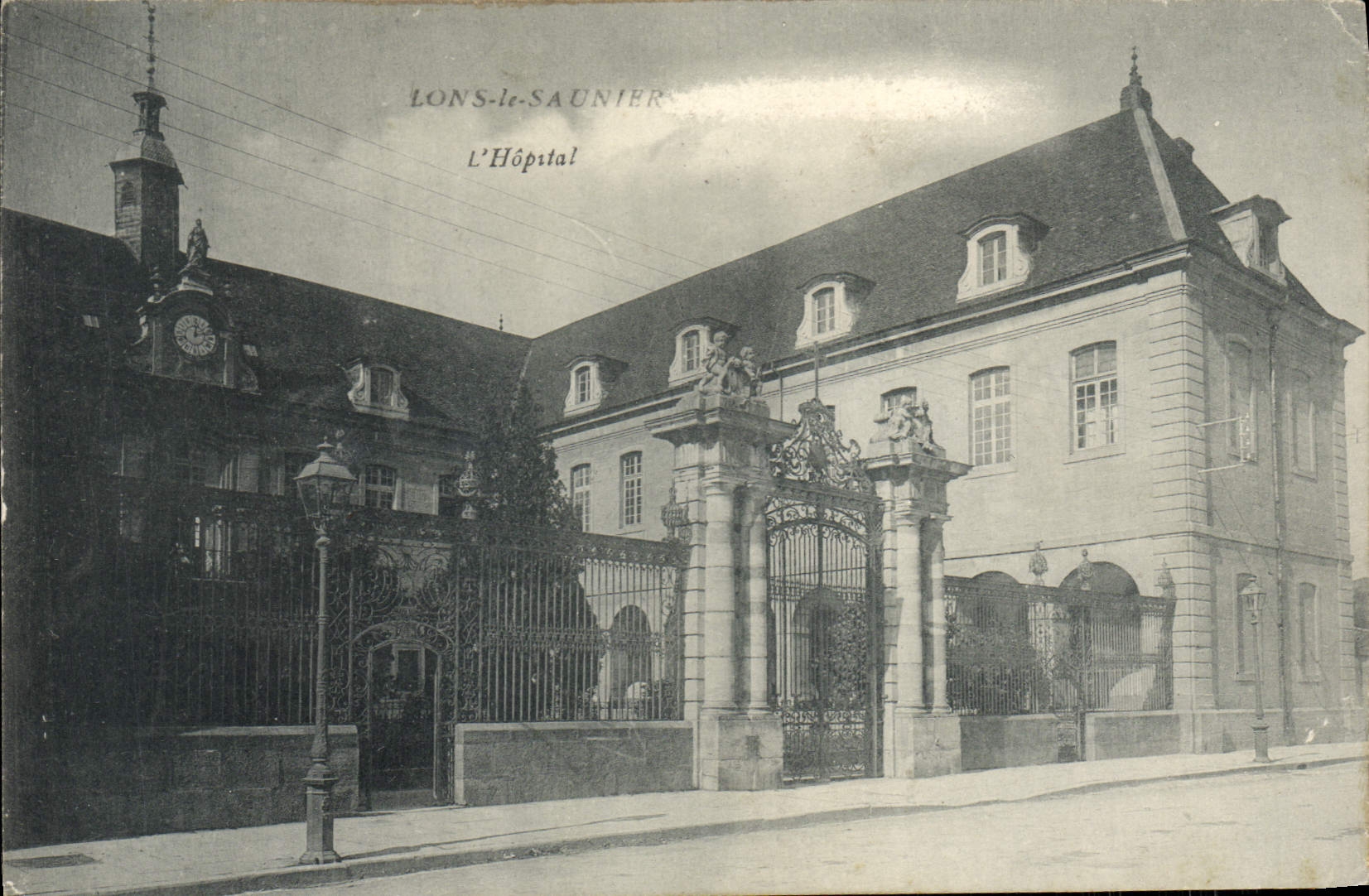 Lons-le-Saunier — Das Krankenhaus — Verlag G. Crochard Fils