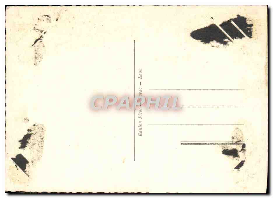 Laon - Gargouilles de la cathédrale et cour du palais de justice — Édition Picol, Laon, n°150 — Verso
