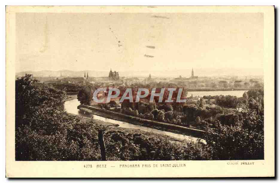 CPA Metz Panorama Prise De Saint Julien