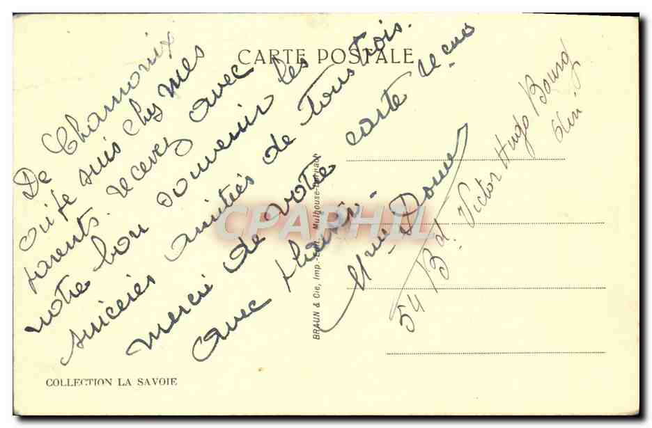 CPA Megeve Rochebrune Gare Du Teleferique et le Mont Blanc — Rückseite