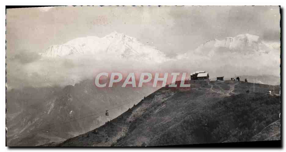 Mont d'Arbois et le téléphérique — Massif du Mont Blanc — Éditions Henri La Magnet, Marseille