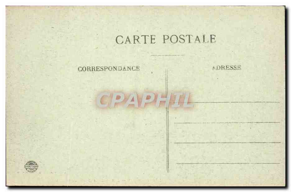 CPA Morgat Entree De La Grotte De I'Autel — Rückseite