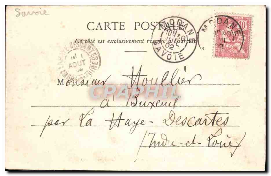 CPA Modane Fourneaux Et Vallee De La Maurienne — Rückseite