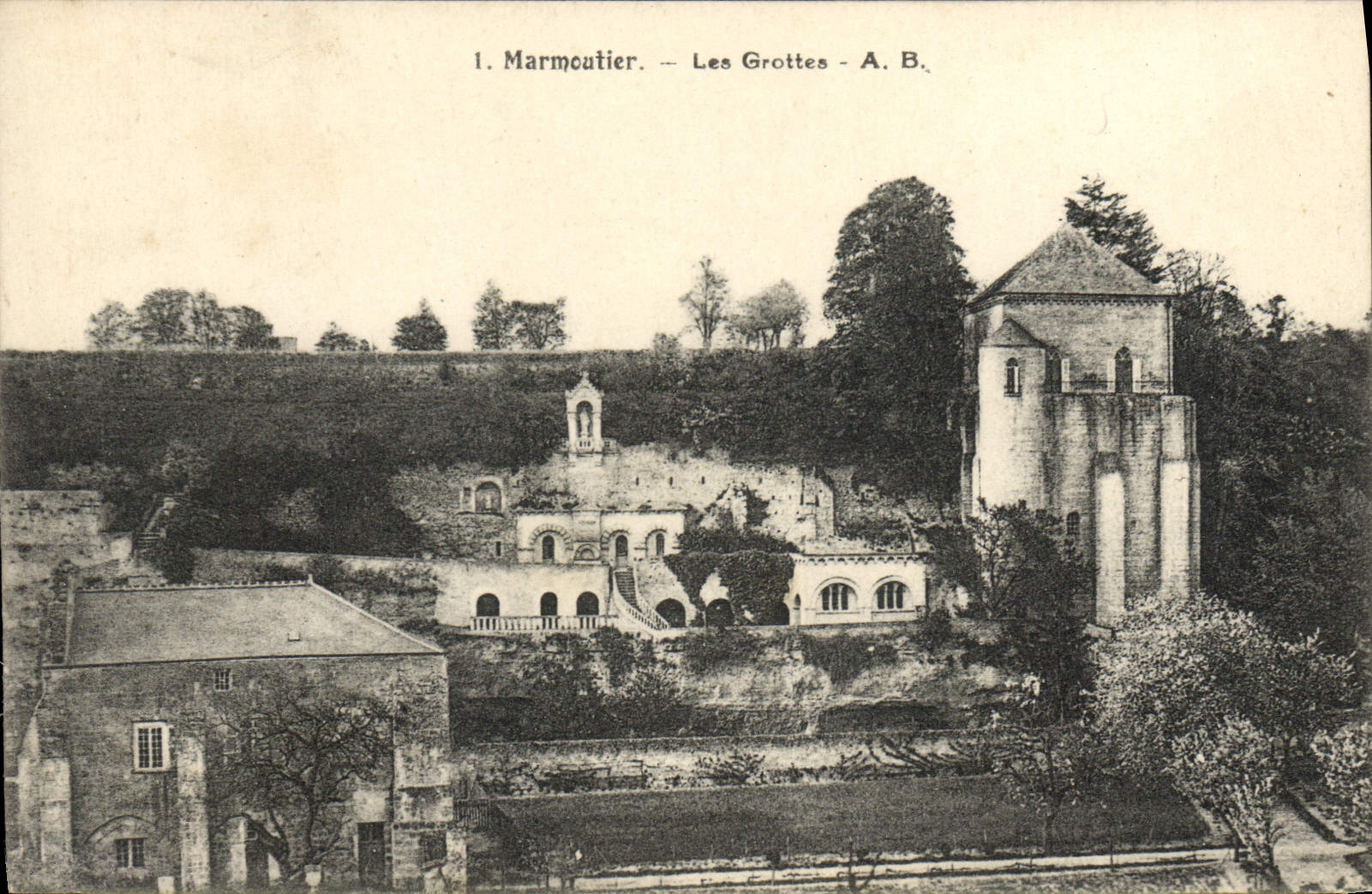 CPA Marmoutier Les Grottes