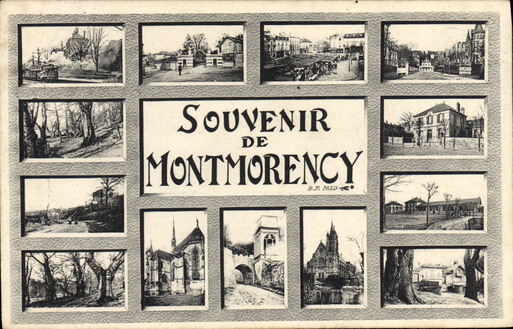 CPA Souvenir De Montmorency