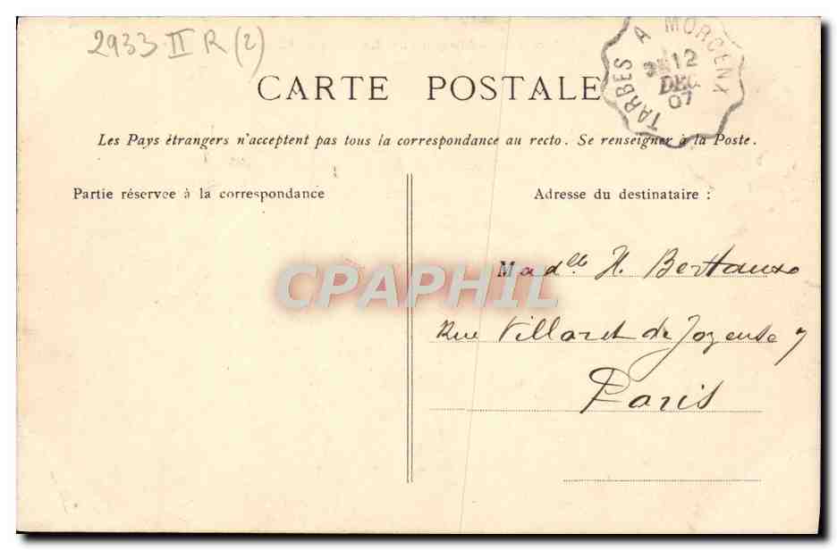 Mont-de-Marsan. La vieille Caserne. — Rückseite