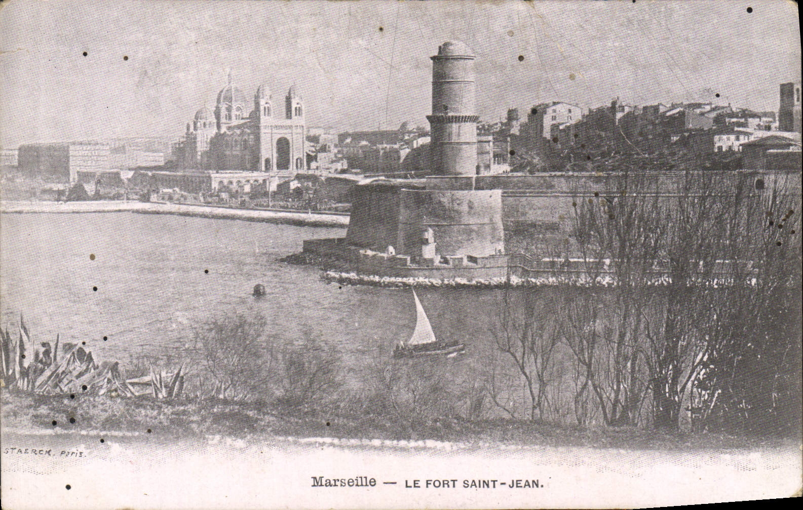 CPA Marseille Le fort Saint Jean 