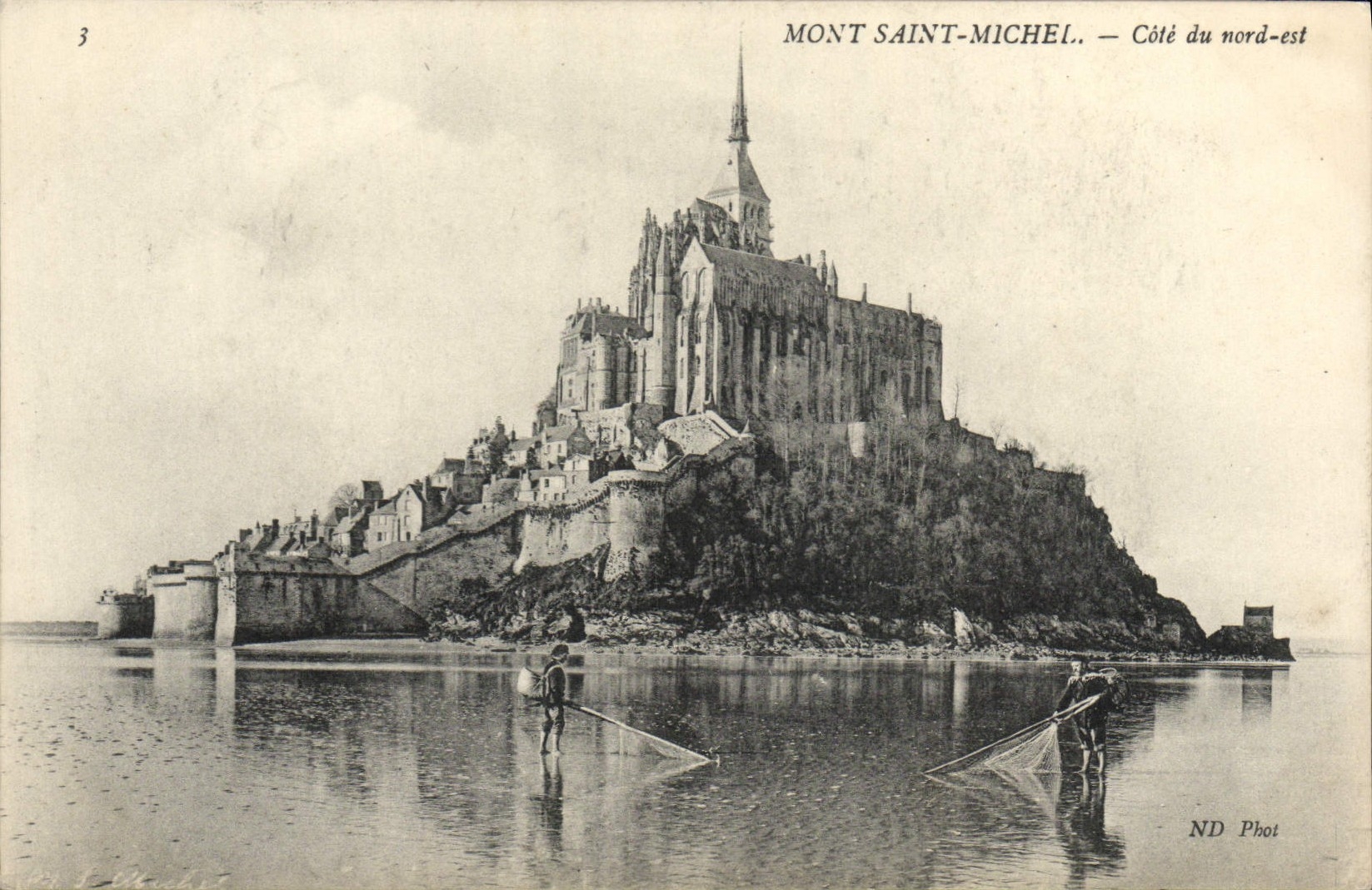 CPA Le Mont Saint Michel Cote du Nord Est 