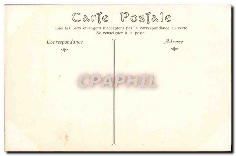 CPA Le Mont Saint Michel Cote du Nord Est  — Rückseite
