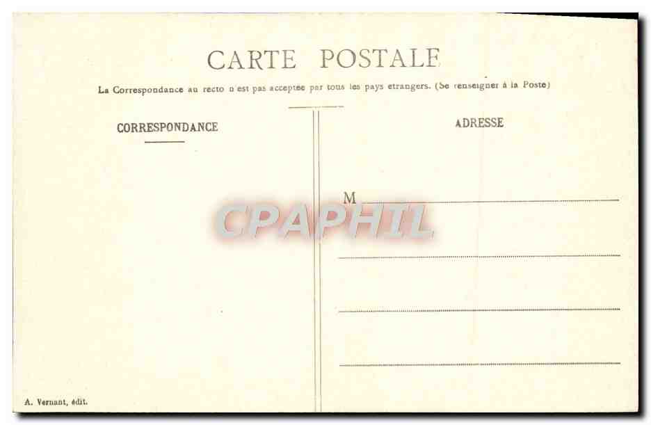 Provins - La Montagne du Collège — A. Vernant, édit. — Rückseite