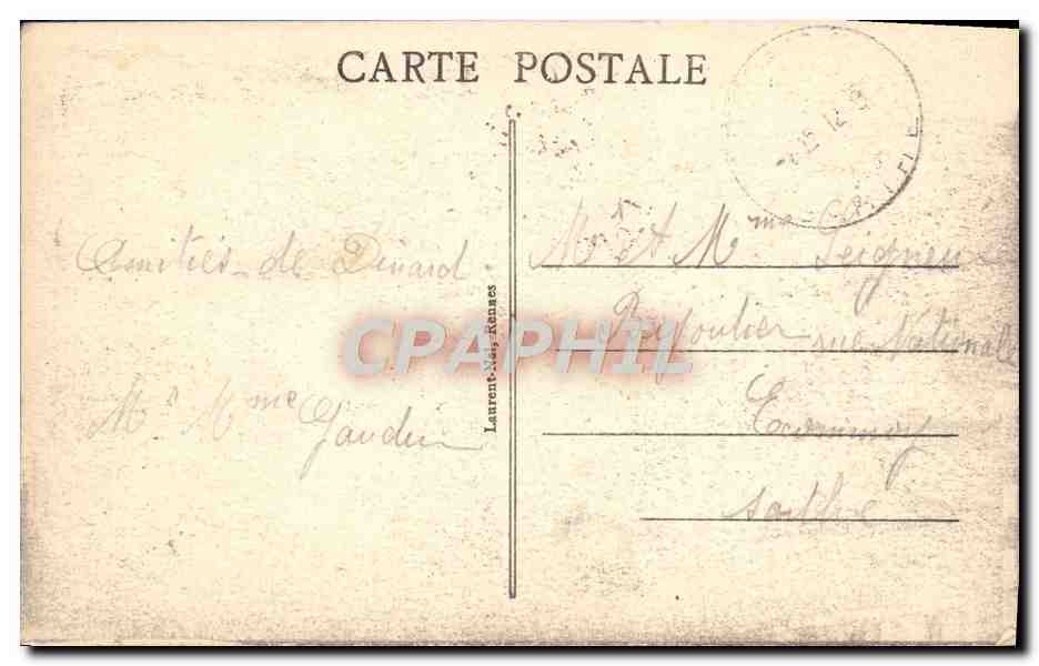 CPA Dinard Vue Panoramique Sur La Malouine Daguin — Rückseite