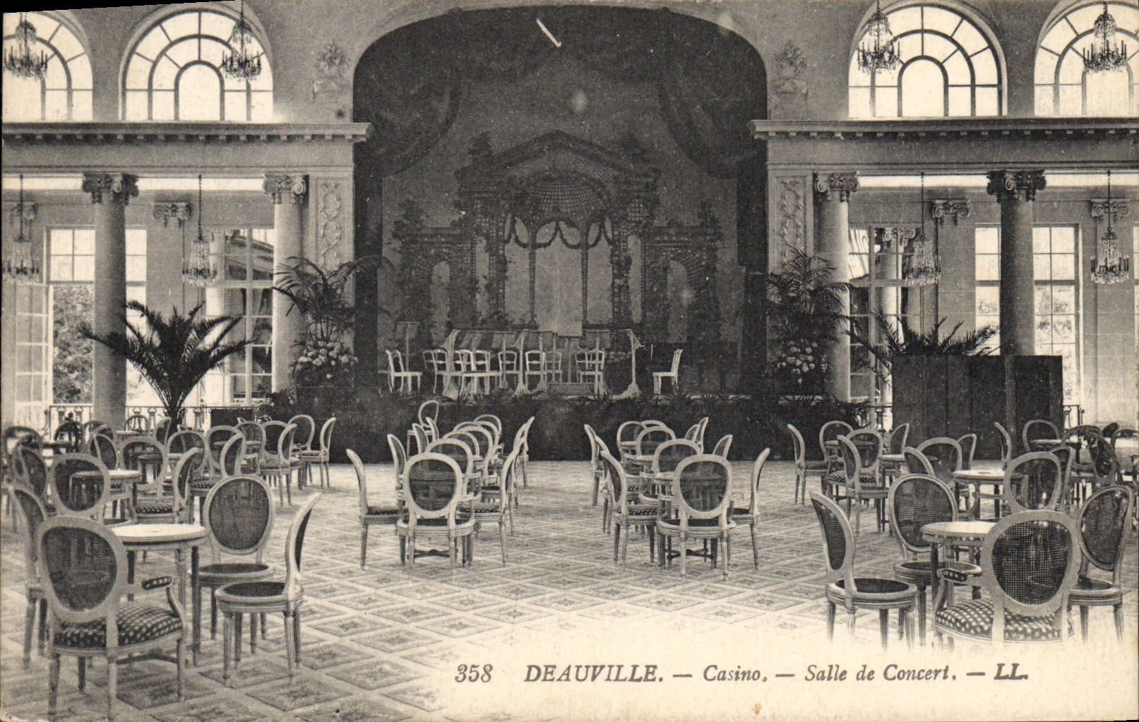CPA Deauville Casino Salle De Concert