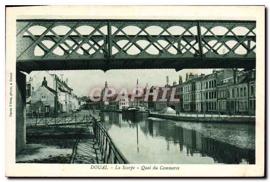 CPA Doual La Scarpe Quai Du Commerce