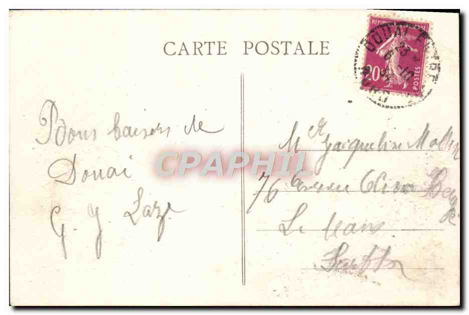CPA Doual La Scarpe Quai Du Commerce — Rückseite