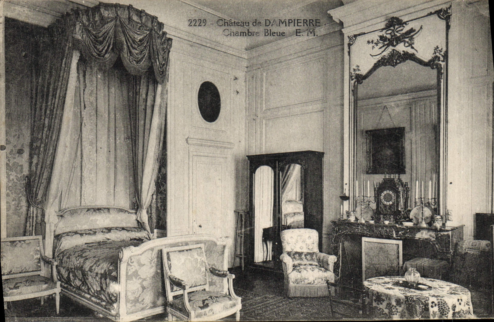 CPA Chateau De Dampierre Chambre Bleue