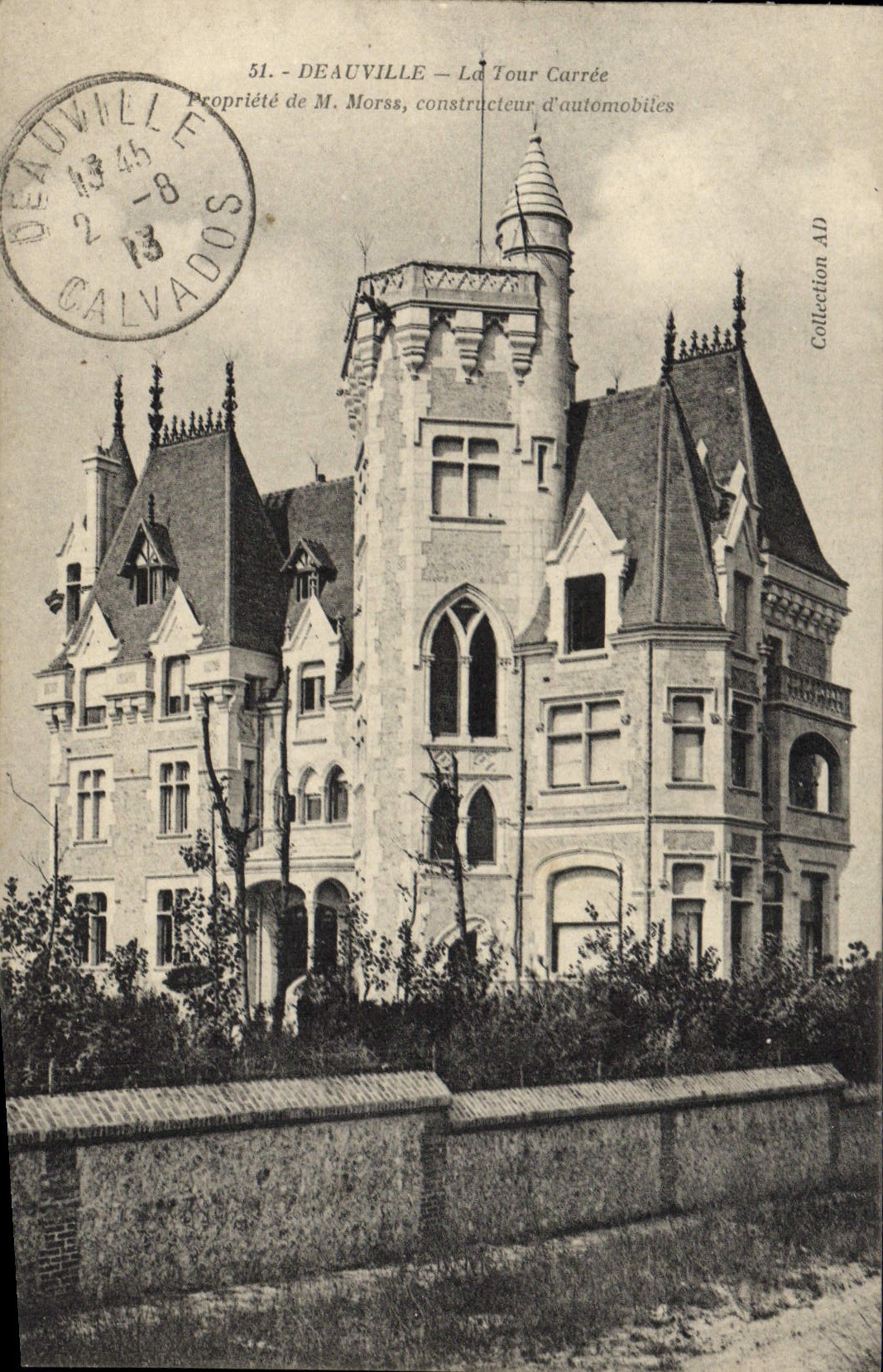 CPA Deauville La Tour Carree