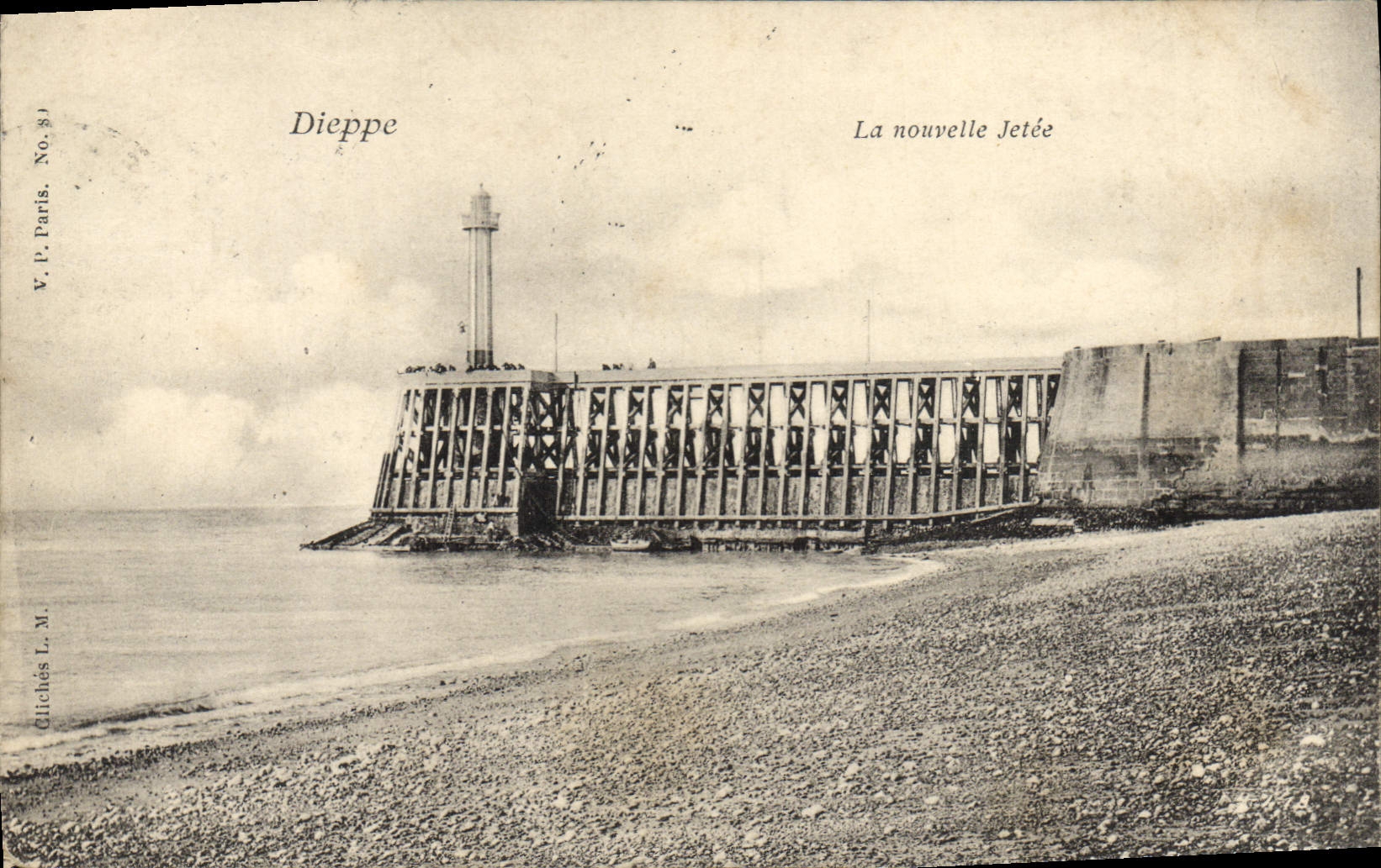 CPA Dieppe la Nouvelle Jetee
