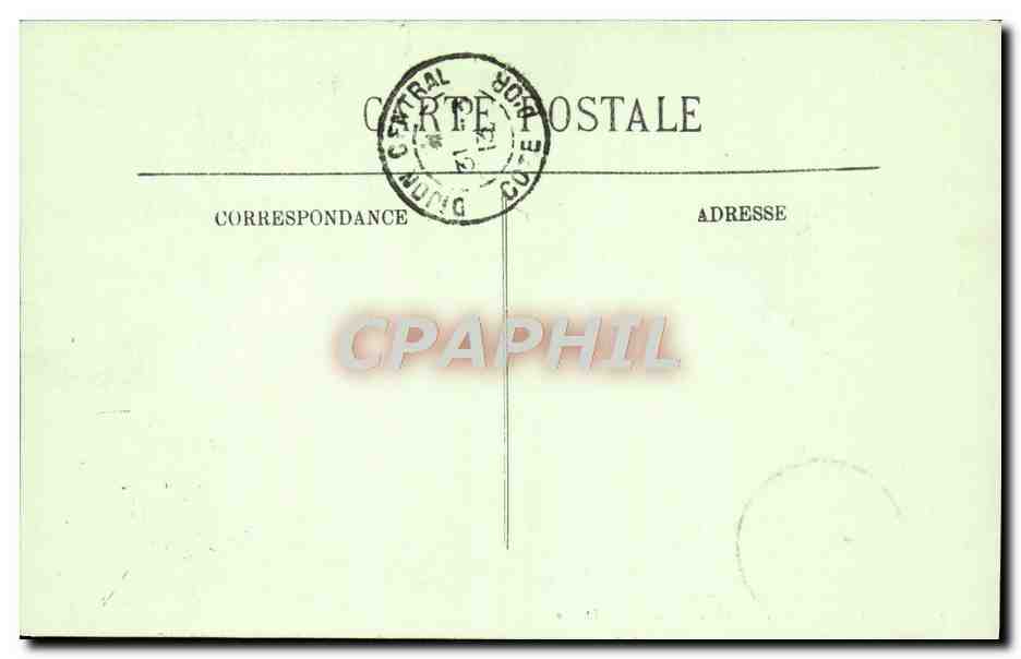 CPA Dijon Vue Generale De La Place Darcy — Rückseite