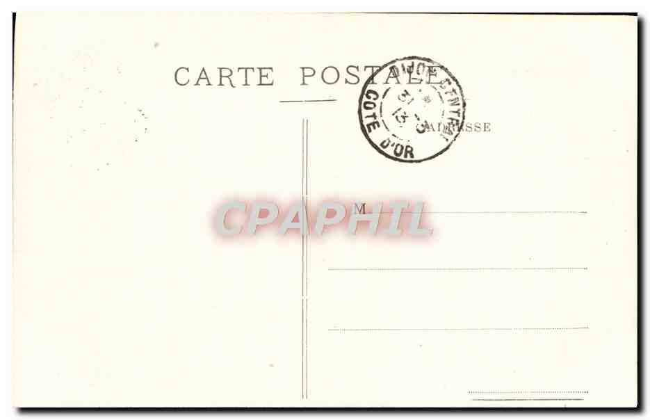CPA Dijon Tour De I'Ecole De Droit Ancien beffroi — Rückseite