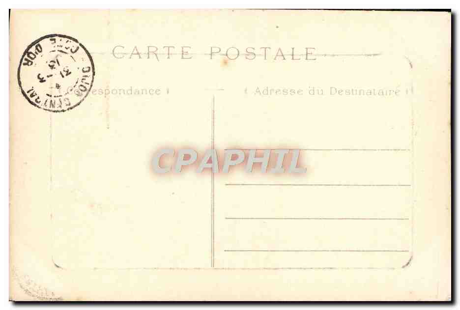 CPA Dijon Puits De Moise — Rückseite