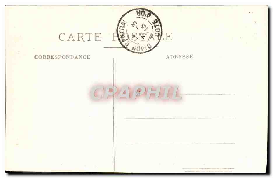 CPA Dijon Asile Des Chartreux La Chapelle Et La Vieille Tour — Rückseite