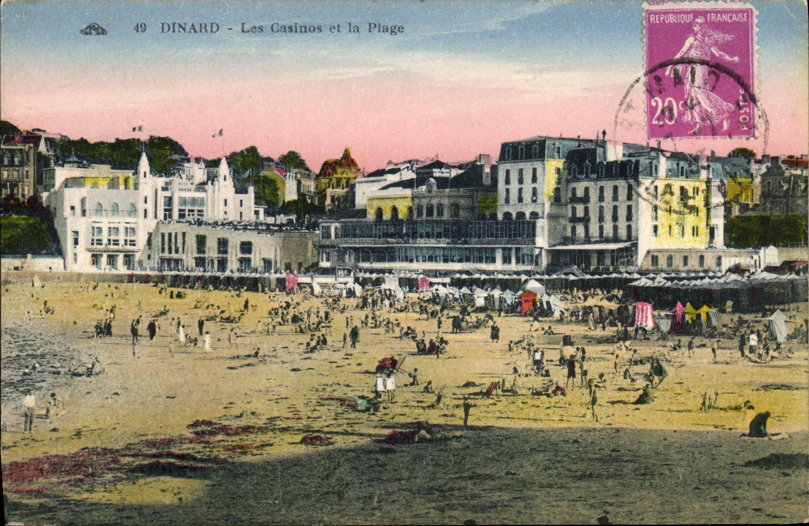 Dinard - Les Casinos et la Plage — éditeur non identifié, n° de série 49