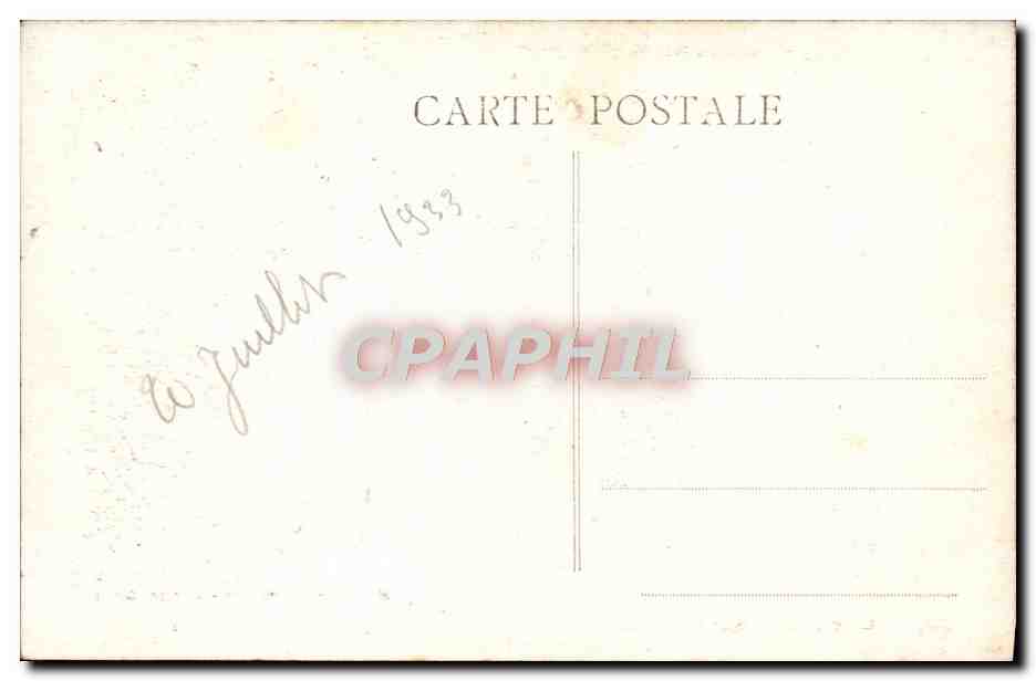 CPA Caverne Du Dragon Entree des 3 galeries correspondant au front francais face Outches la vallee Foulon  — Back