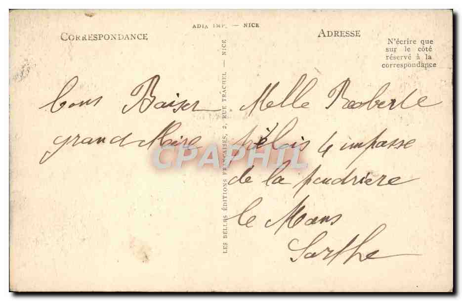 CPA Dieppe Galeries Du Casino et le vieux chateau — Verso