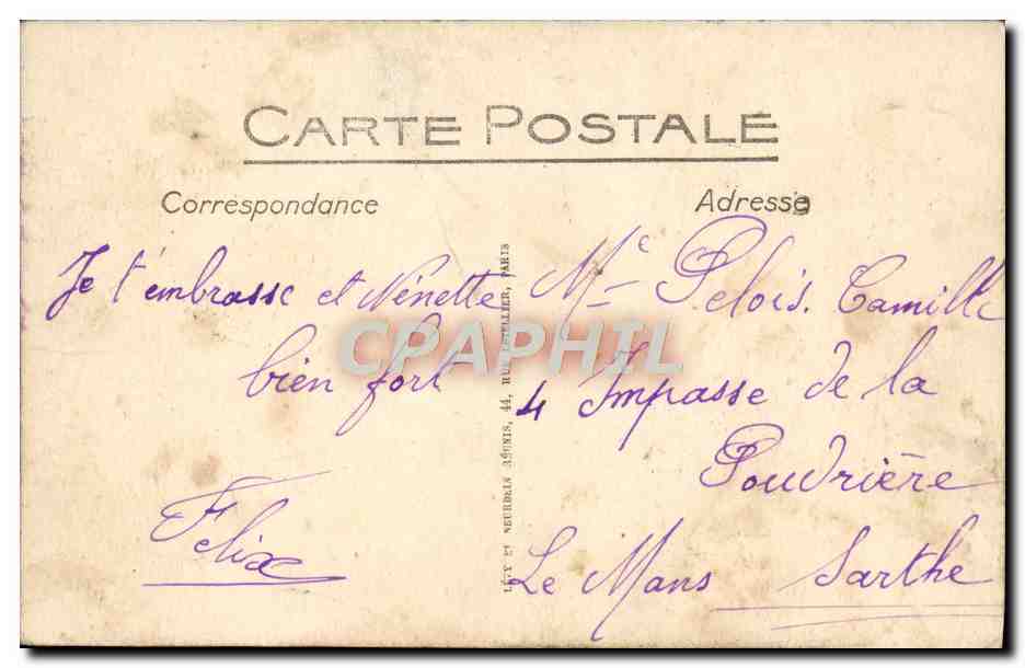 CPA Dinan Vue Generale prise du saut a l'ane  — Rückseite