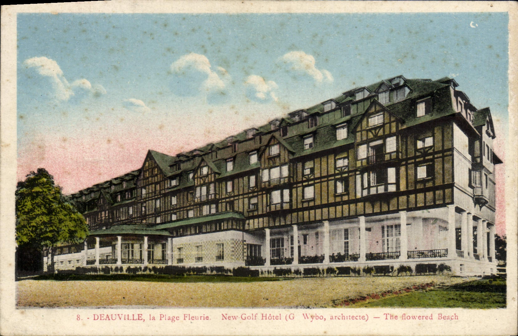 Deauville, la Plage Fleurie — New-Golf Hôtel (G. Wybo, architecte)