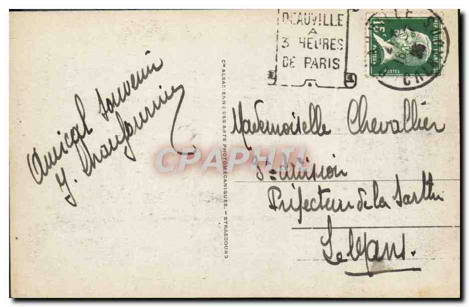 Deauville - Plage Fleurie - Les Jardins — Le Royal Hôtel — Rückseite