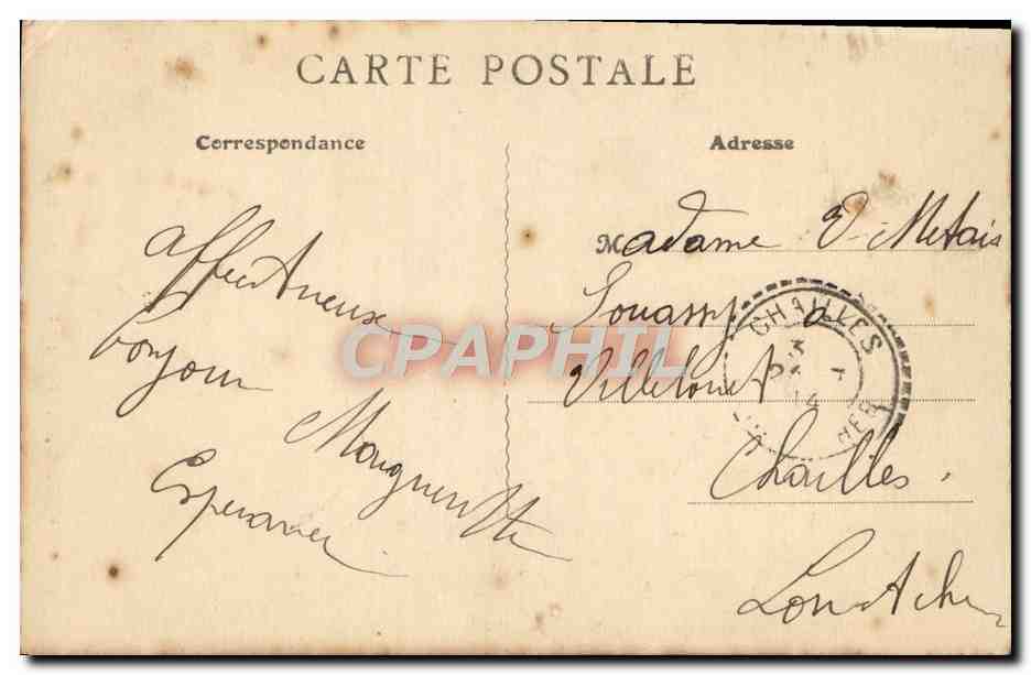 CPA Orleans Rue De La Republique Tramway — Verso