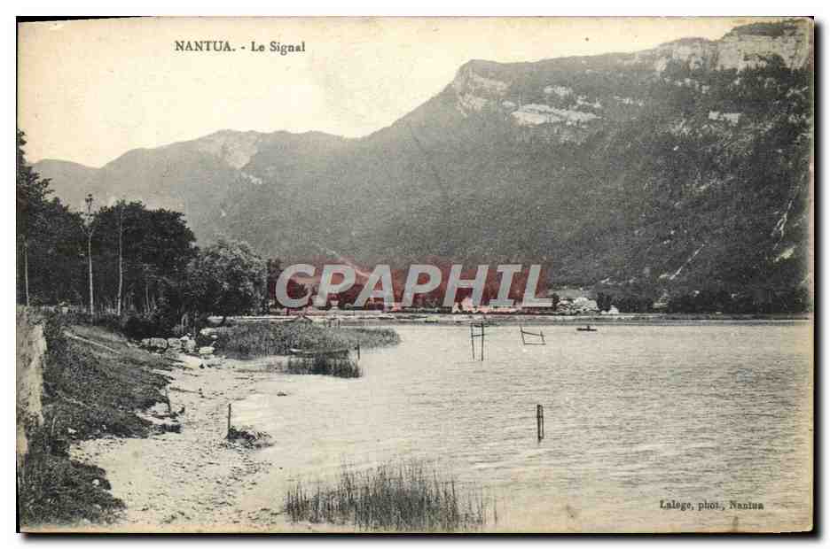CPA Nantua Le Signal