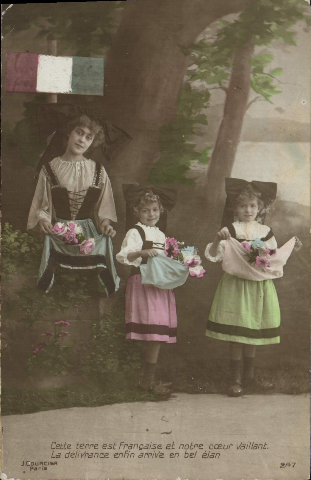 CPA Fantaisie Enfants Alsace 
