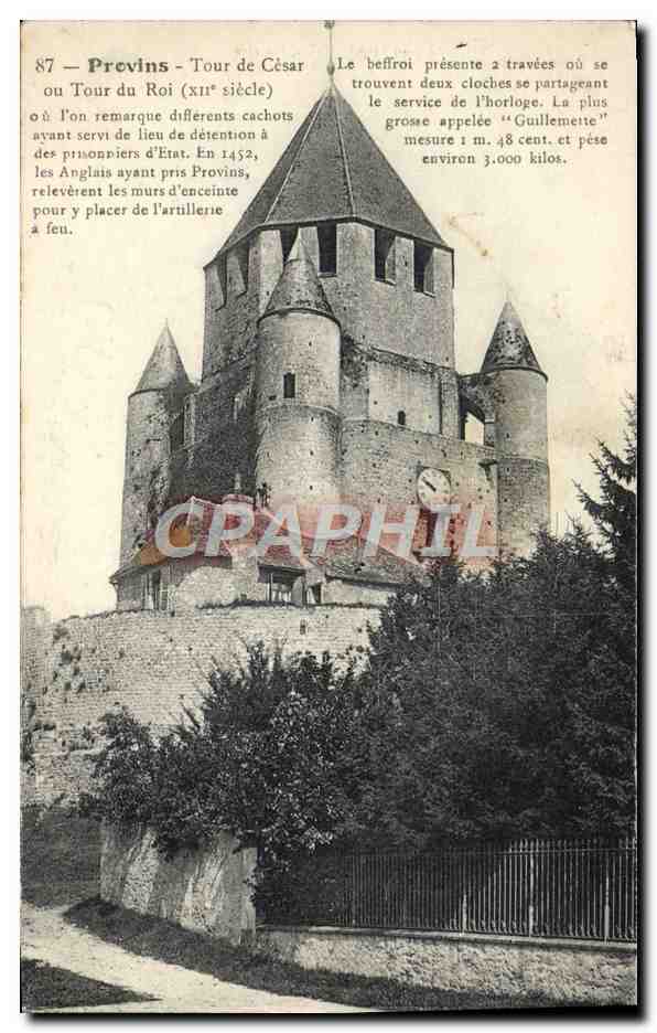 Provins — Tour de César (XIIe siècle) — Édition Fermin Louis, n°87