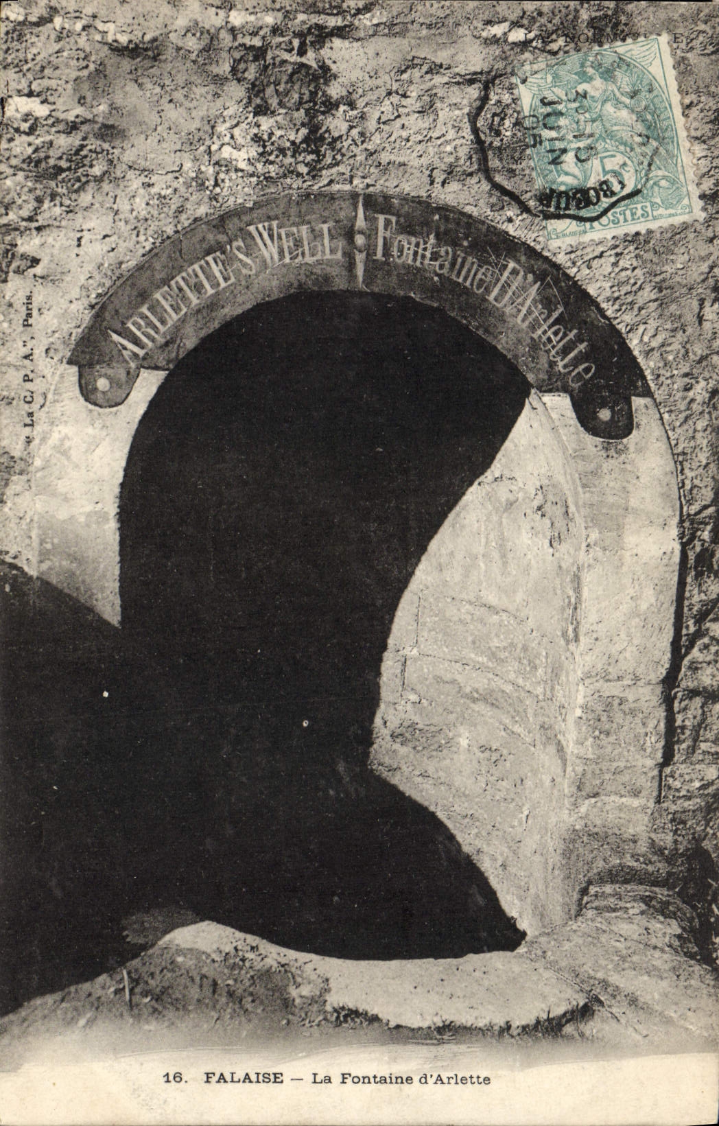 FALAISE — La Fontaine d'Arlette — La C.P.A. Paris, n°16